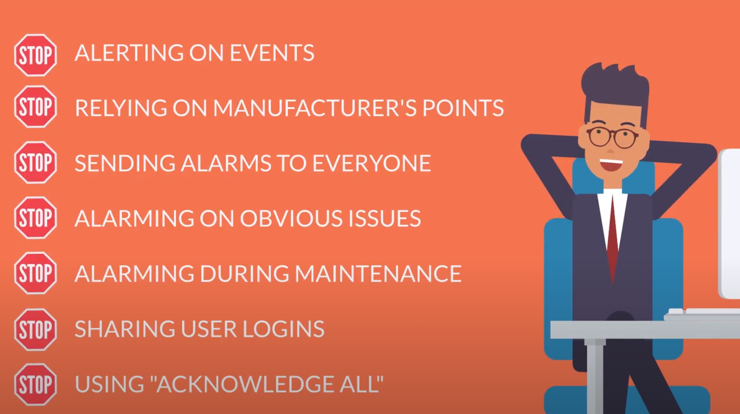 Alarm management software.