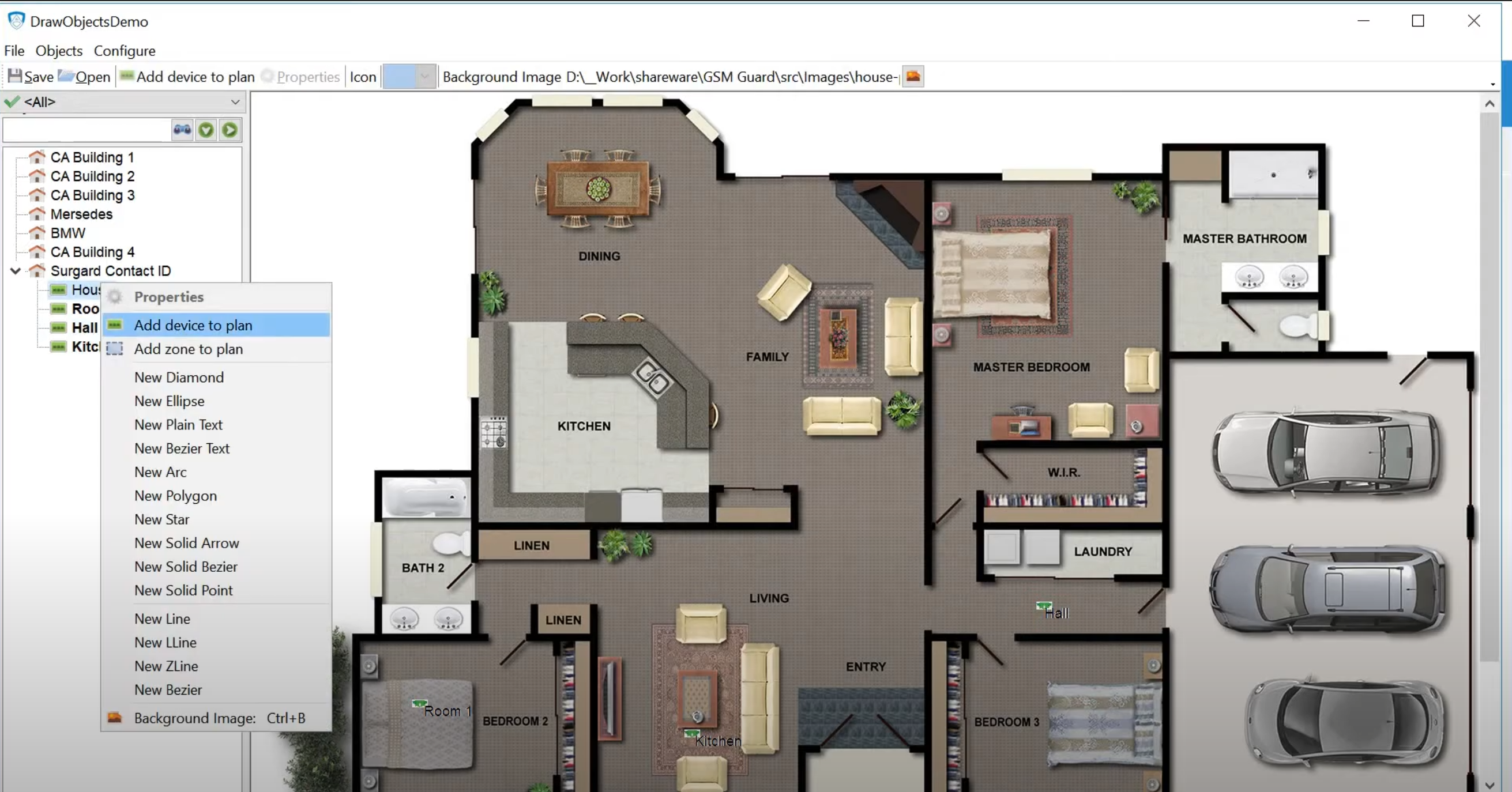 Object plans and maps</li><li>Software offers a real-time response in the case of alarm</li><li>AlarmFront automatically handles non-critical events</li><li>IP Camera support. Object plans and maps</li><li>Software offers a real-time response in the case of alarm</li><li>AlarmFront automatically handles non-critical events</li><li>IP Camera support.